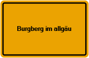 Grundbuchamt Burgberg im Allgäu